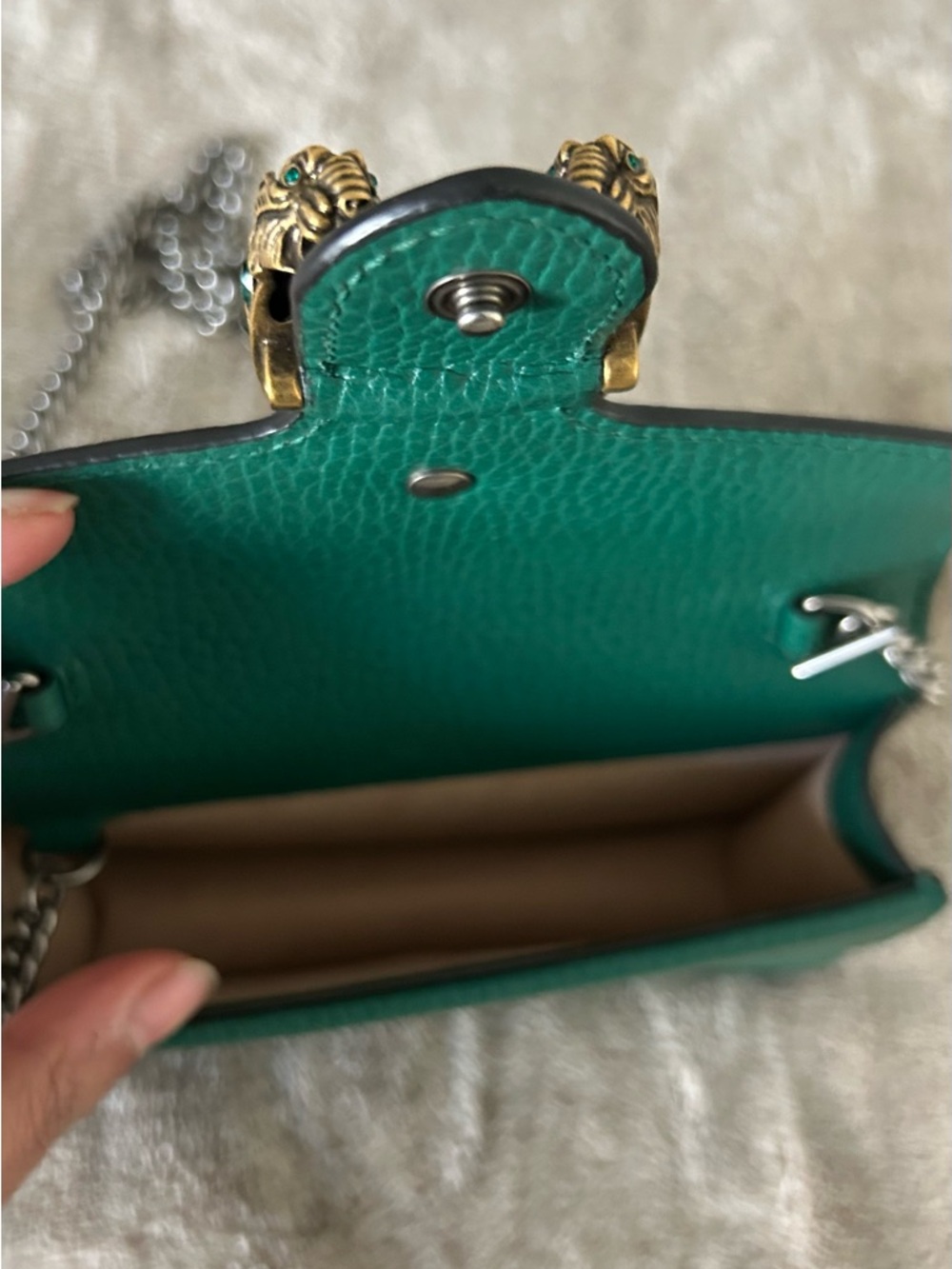 Gucci Green Dionysus Mini crossbody - Picture 4 of 5